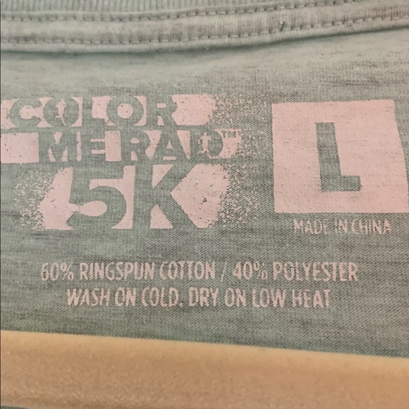 Color Me Rad 5K T-Shirt. Size L - Picture 4 of 5